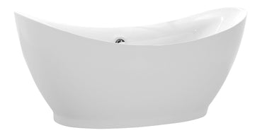Reginald Series 5.67 ft. Freestanding Bathtub in White