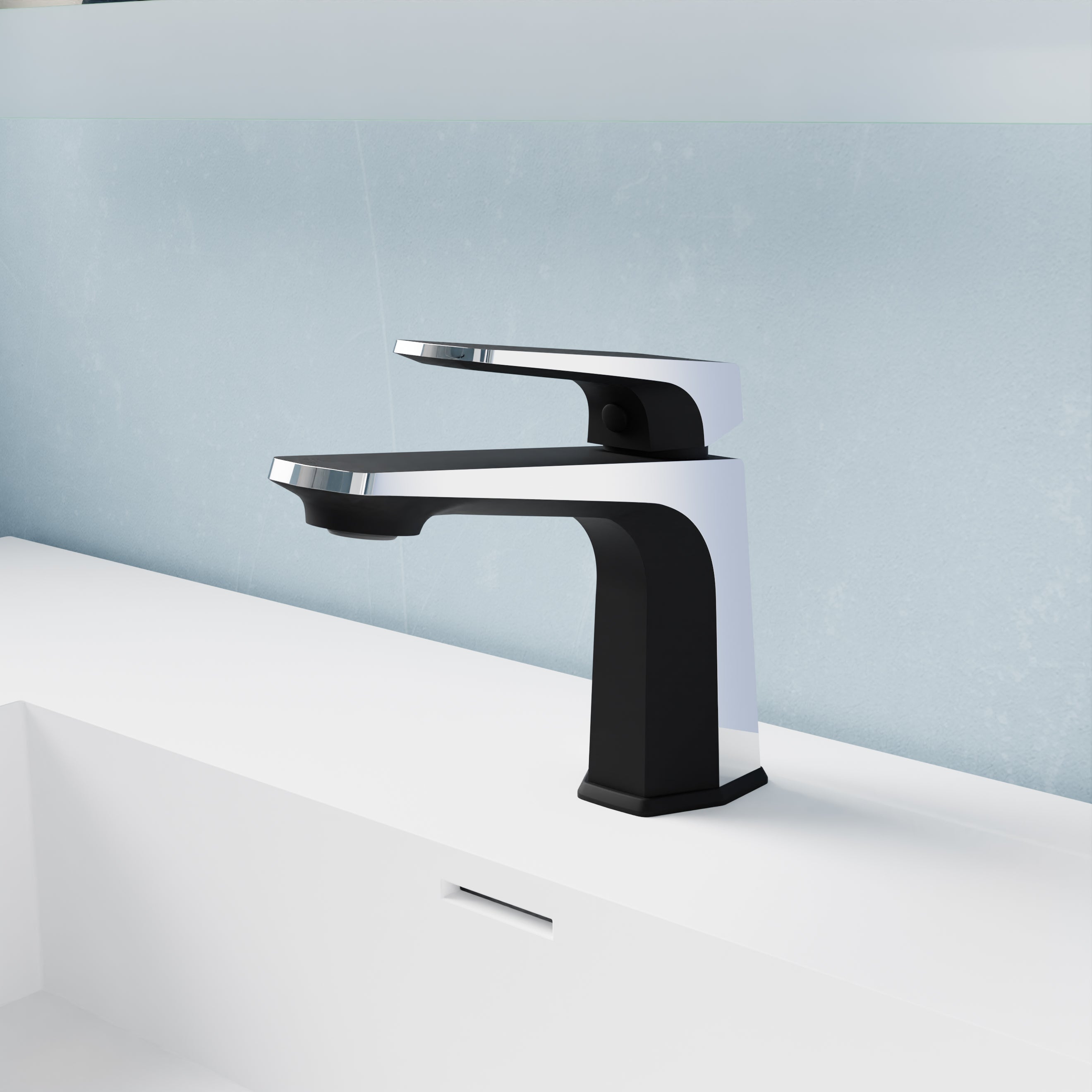 ANZZI Single Handle Single Hole Bathroom Faucet With Pop-up Drain