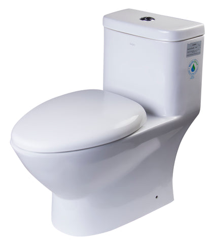 EAGO TB346 Modern Dual Flush One Piece Eco-friendly High Efficiency Low Flush Ceramic Toilet