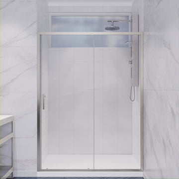 Halberd 48 in. x 72 in. Framed Shower Door with TSUNAMI GUARD