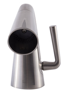 ALFI brand AB1788-BN Brushed Nickel Single Hole Cone Waterfall Bathroom Faucet