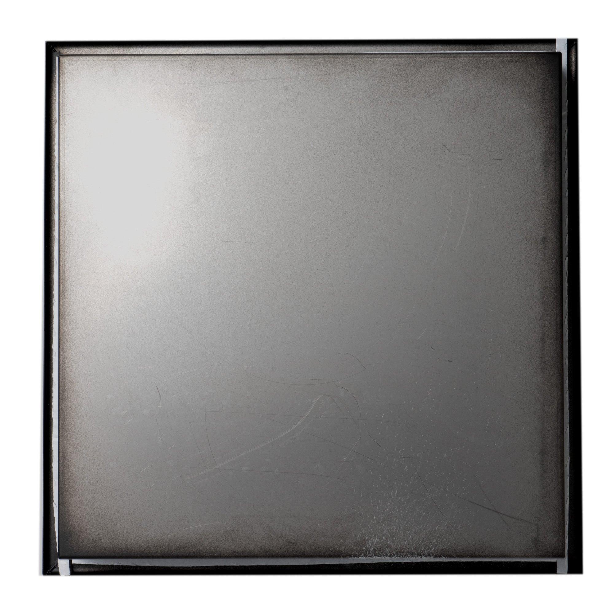 ALFI brand ABNC1616-BLA 16" x 16" Black Matte Stainless Steel Square Single Shelf Bath Shower Niche