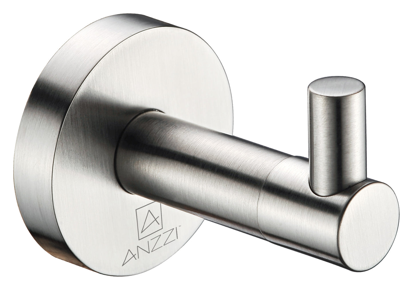 Caster Series Robe Hook in Brushed Nickel