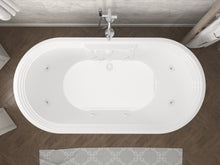 Load image into Gallery viewer, Atlantis Whirlpools Royale 34 x 67 Oval Freestanding Whirlpool Jetted Bathtub 3467RW