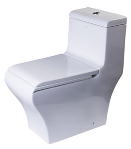 EAGO TB356 Dual Flush One Piece Eco-friendly High Efficiency Low Flush Ceramic Toilet