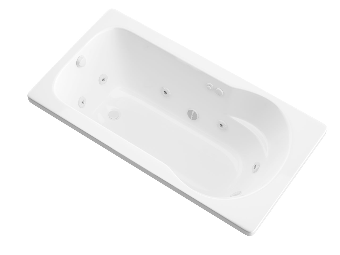 Atlantis Whirlpools Zepher 32 x 60 Rectangular Whirlpool Jetted Bathtub