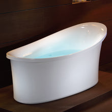 Load image into Gallery viewer, EAGO AM1800  6 ft White Free Standing Air Bubble Bathtub