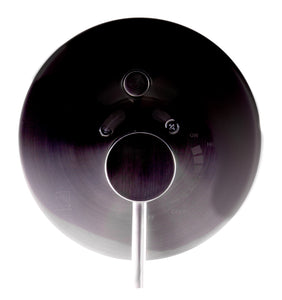 ALFI brand AB1701-BN Brushed Nickel Pressure Balanced Round Shower Mixer with Diverter