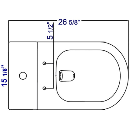 EAGO R-351SEAT Replacement Soft Closing Toilet Seat for TB351