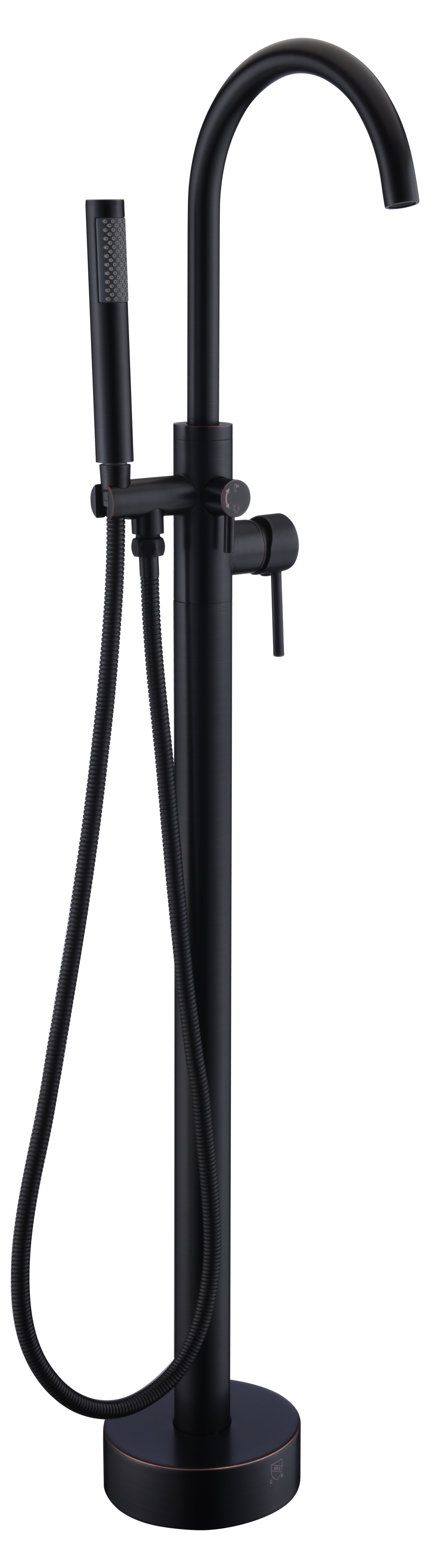 Coral Series 2-Handle Freestanding Claw Foot Tub Faucet with Hand Shower