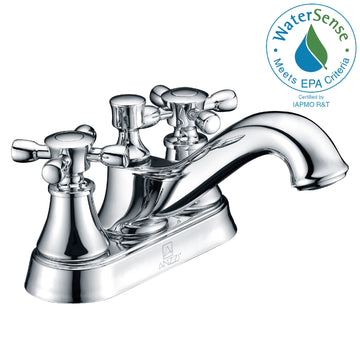 Major Series 4 in. Centerset 2-Handle Mid-Arc Bathroom Faucet