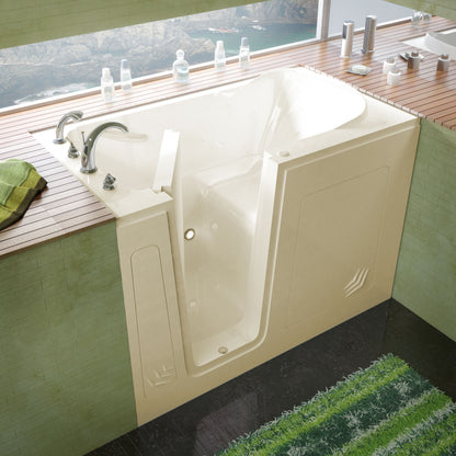 MediTub Walk-In 30 x 54 Left Drain Soaking Walk-In Bathtub