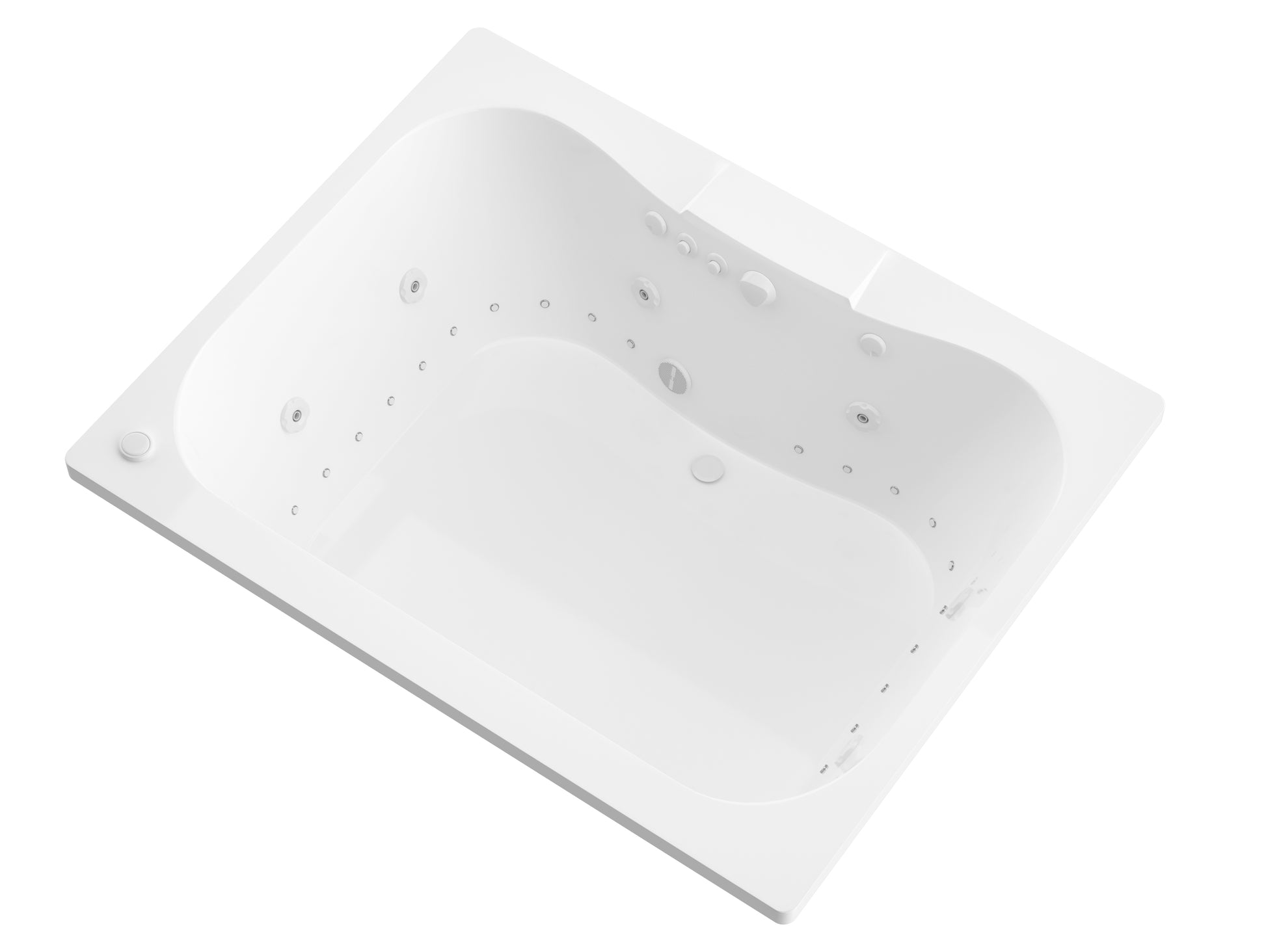 Atlantis Whirlpools Neptune 40 x 60 Rectangular Air & Whirlpool Jetted Bathtub