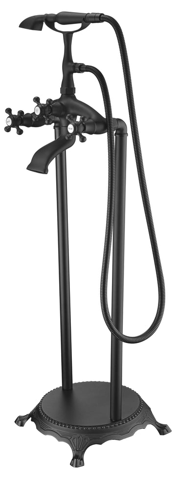 Tugela 3-Handle Claw Foot Tub Faucet with Hand Shower
