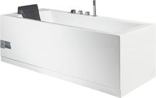 Load image into Gallery viewer, EAGO AM154ETL-R5 5 ft Acrylic White Rectangular Whirlpool Bathtub w Fixtures