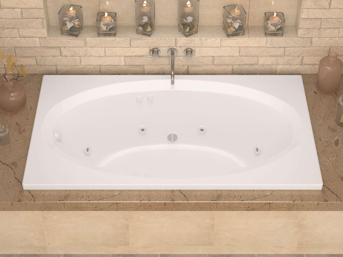 Atlantis Whirlpools Vogue 43 x 84 Rectangular Whirlpool Jetted Bathtub