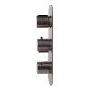 Load image into Gallery viewer, ALFI brand AB4101-BN Brushed Nickel Concealed 4-Way Thermostatic Valve Shower Mixer /w Round Knobs