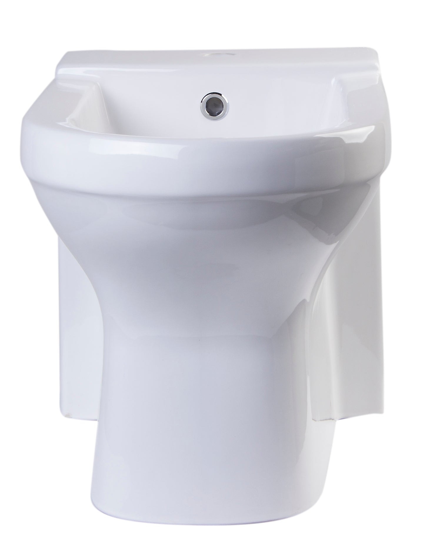 EAGO JA1010 White Ceramic Bathroom Bidet with Elongated Seat