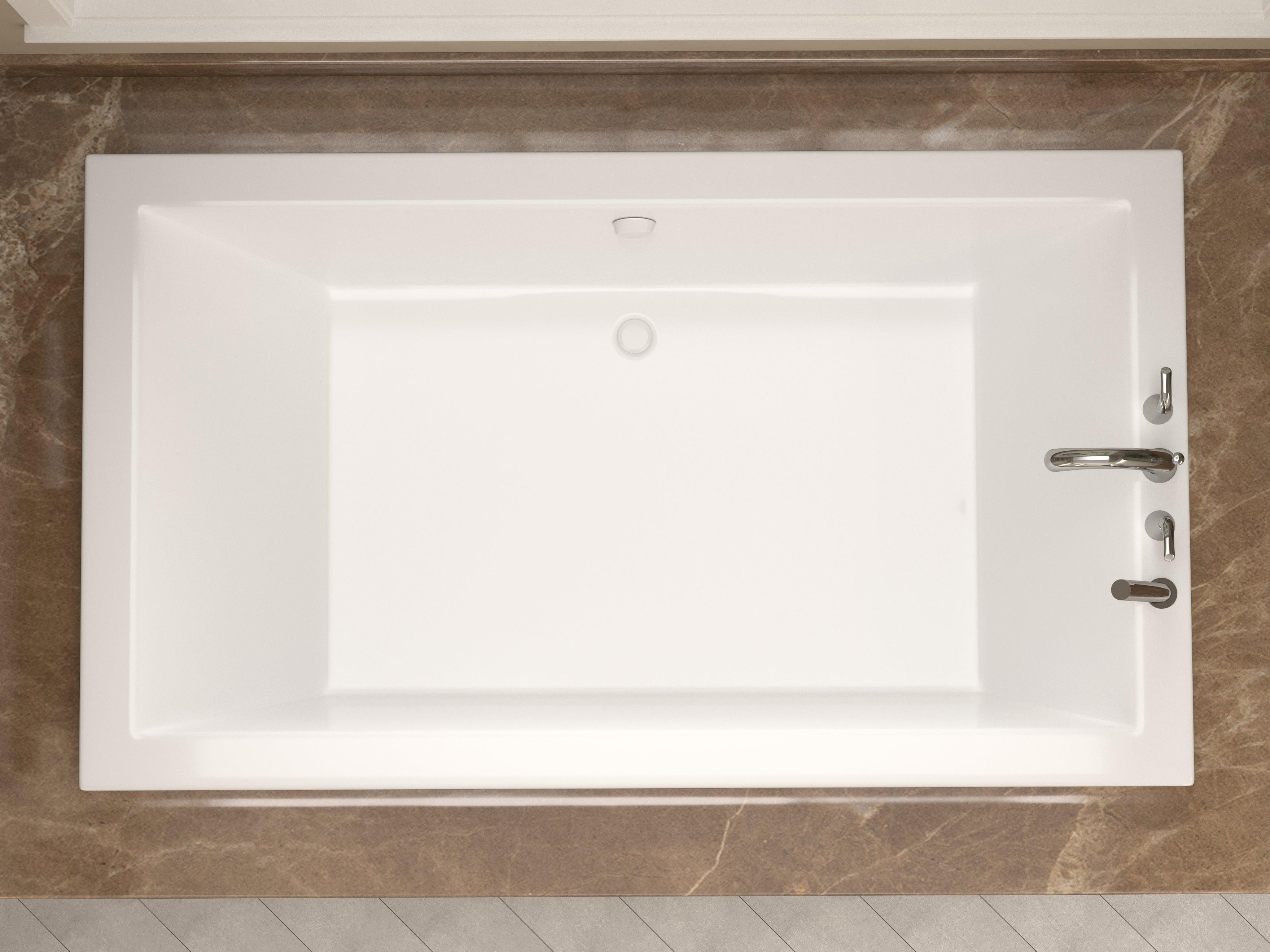 Atlantis Whirlpools Venetian 42 x 72 Rectangular Soaking Bathtub 4272VNCS