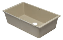 Load image into Gallery viewer, ALFI brand AB3322UM-B Biscuit 33&quot; Single Bowl Undermount Granite Composite Kitchen Sink