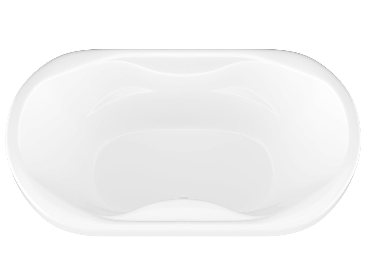 Atlantis Whirlpools Indulgence 41 x 70 Oval Soaking Bathtub