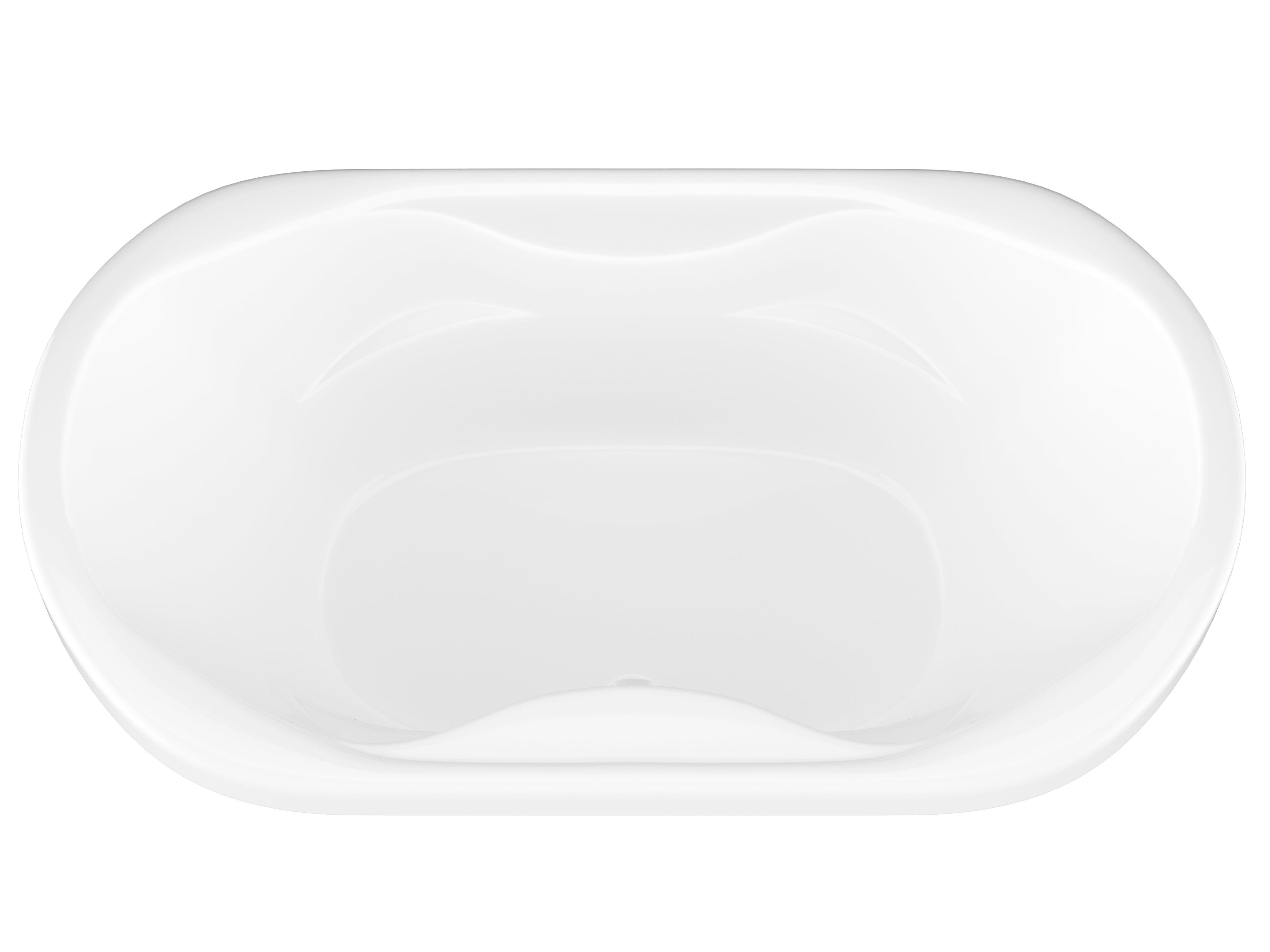 Atlantis Whirlpools Indulgence 41 x 70 Oval Soaking Bathtub