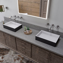 Load image into Gallery viewer, ALFI brand ABRS2014BM Black Matte 20&quot; x 14&quot; Solid Surface Resin Sink