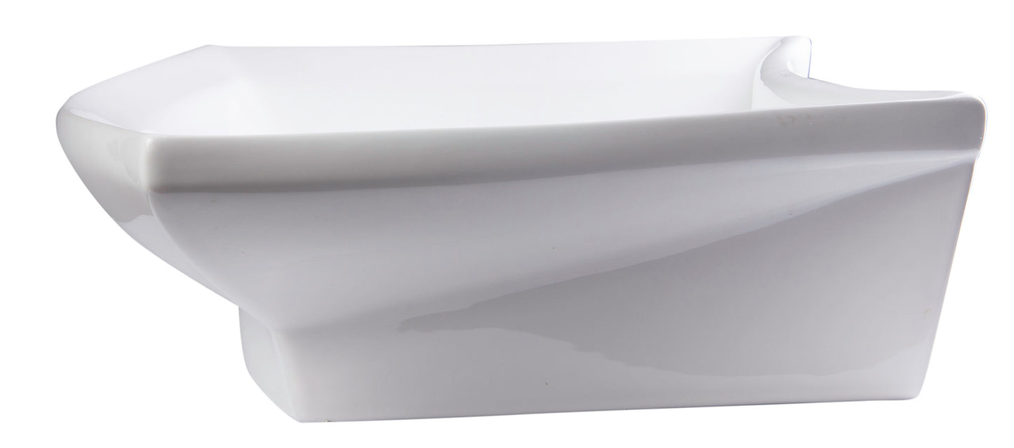 EAGO BA142  28" Rectangular Porcelain Bathroom Vessel Sink with Single Hole