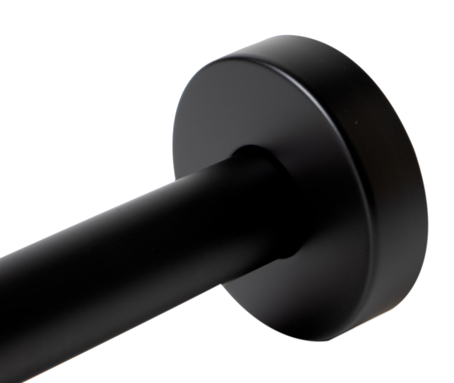 ALFI brand ABSA6R-BM Black Matte 6" Round Ceiling Shower Arm