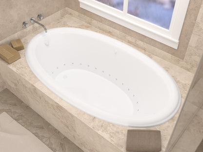 Atlantis Whirlpools Petite 36 x 60 Oval Air Jetted Bathtub