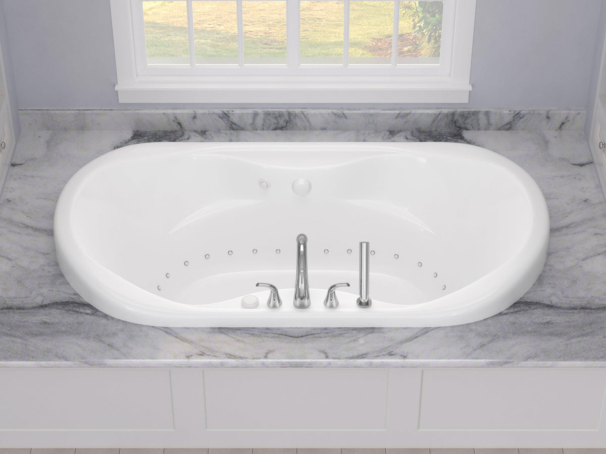 Atlantis Whirlpools Indulgence 41 x 70 Oval Air Jetted Bathtub