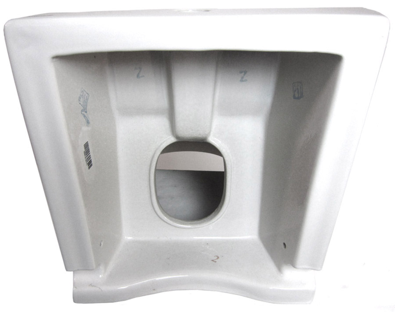 EAGO JA1010 White Ceramic Bathroom Bidet with Elongated Seat