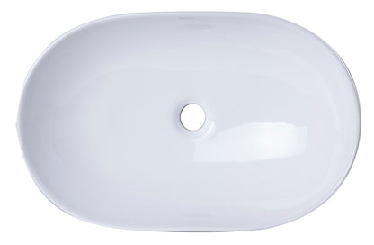 EAGO BA352  23" Oval Ceramic above mount Bathroom Basin Vessel Sink