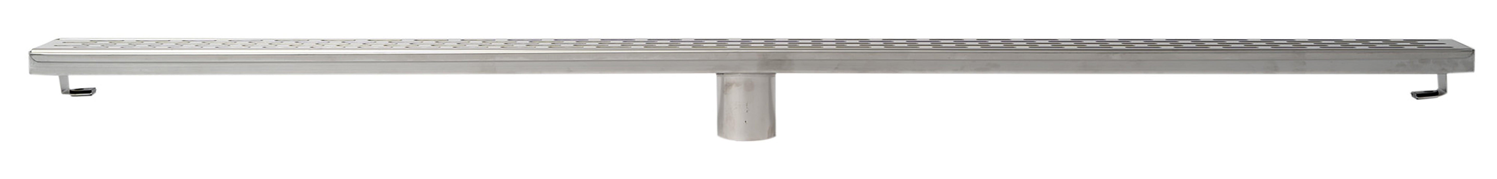 ALFI brand ABLD47C-BSS 47" Stainless Steel Linear Shower Drain with Groove Holes