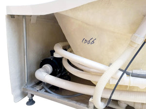 EAGO AM189ETL-L 6 ft Right Drain Acrylic White Whirlpool Bathtub w Fixtures