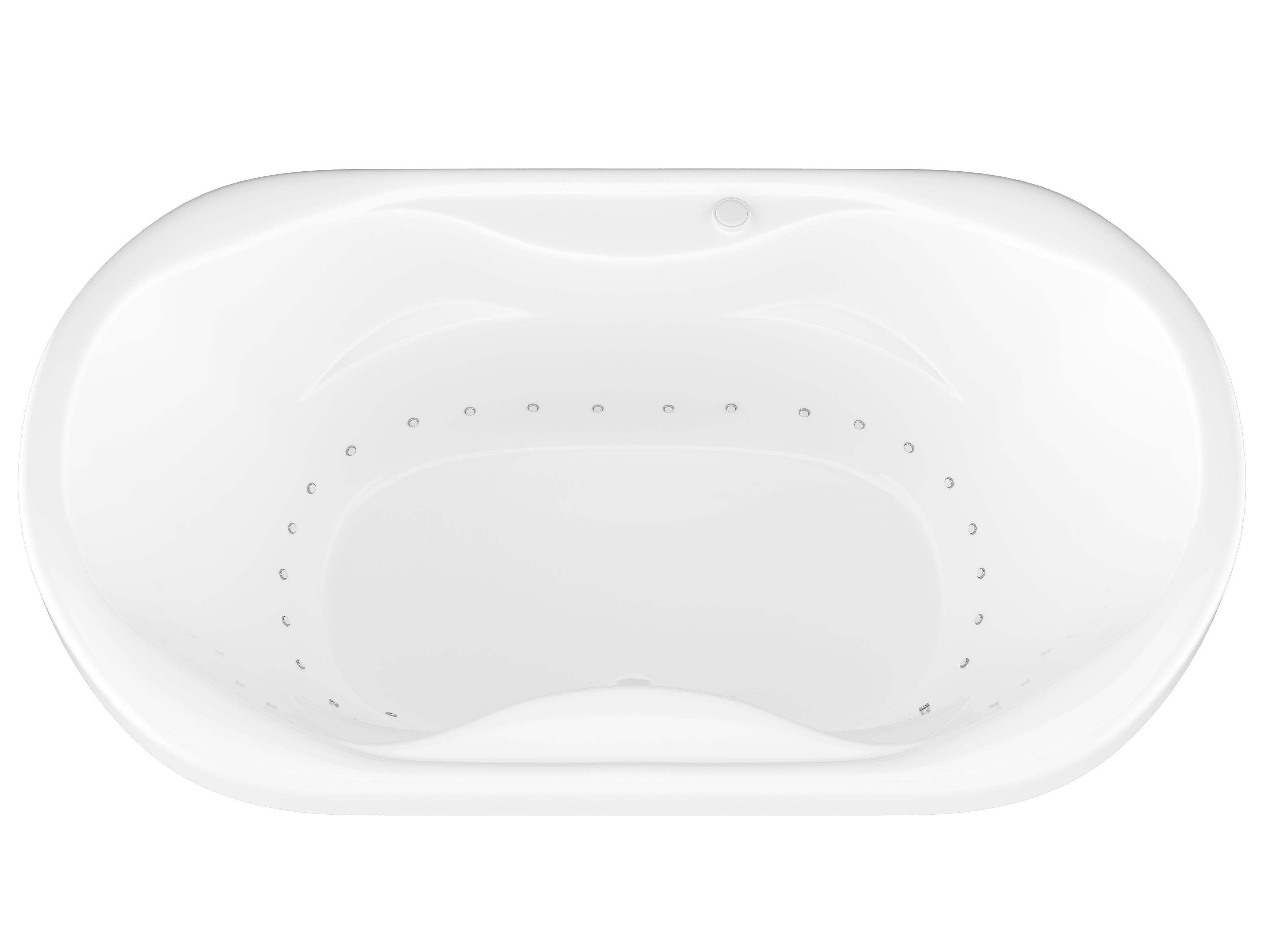 Atlantis Whirlpools Indulgence 41 x 70 Oval Air Jetted Bathtub