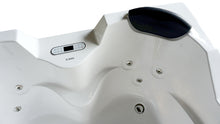 Load image into Gallery viewer, EAGO AM113ETL-R 5.5 ft Left Drain Corner Acrylic White Whirlpool Bathtub for Two