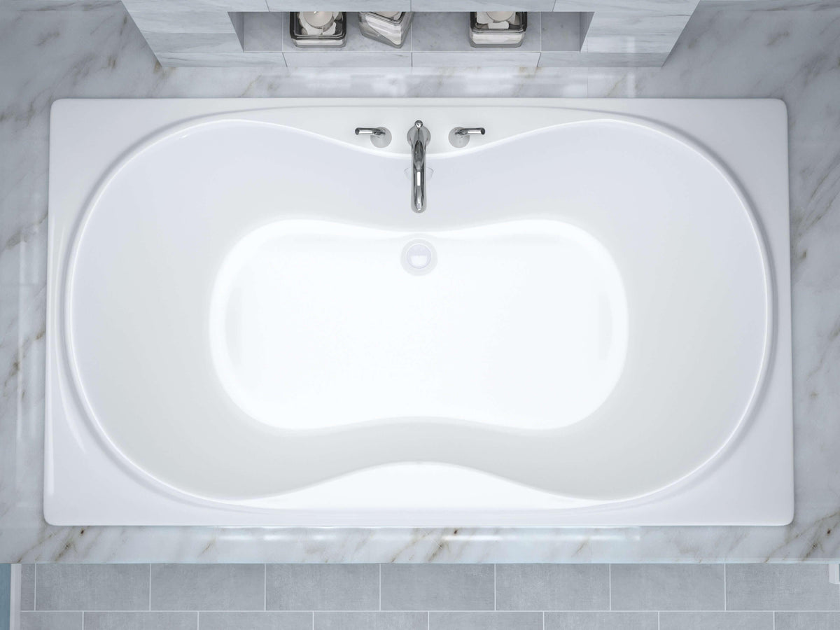 Atlantis Whirlpools Whisper 42 x 72 Rectangular Soaking Bathtub 4272WS