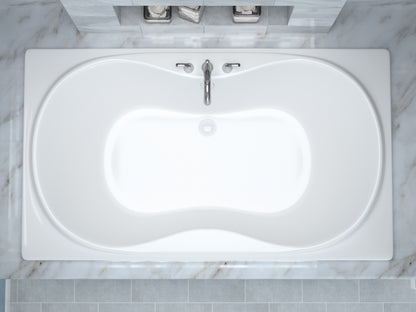 Atlantis Whirlpools Whisper 42 x 72 Rectangular Soaking Bathtub 4272WS