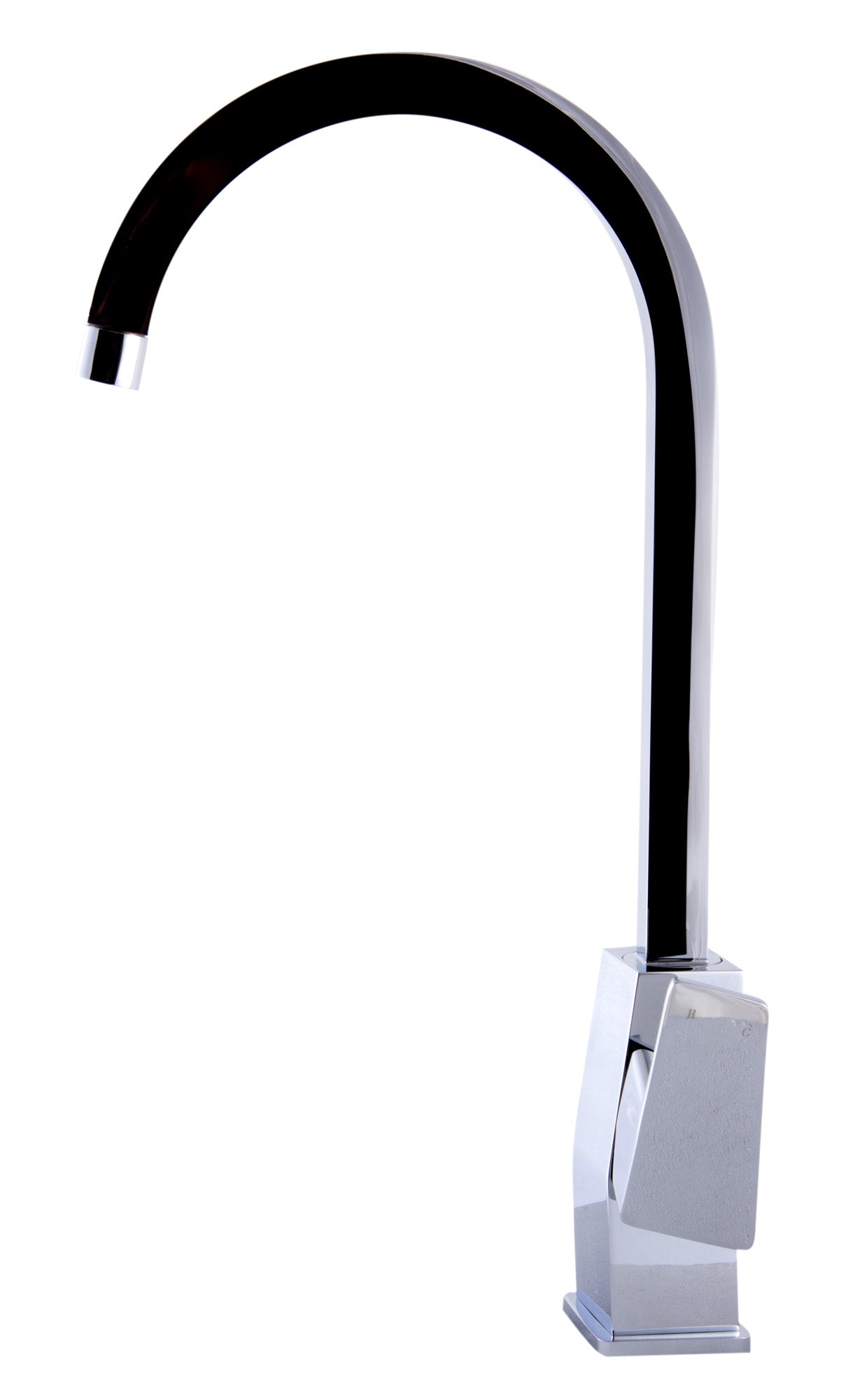 ALFI brand AB3470-PC Polished Chrome Gooseneck Single Hole Bathroom Faucet