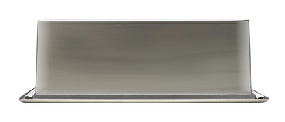 ALFI brand ABN1224-BSS 12 x 24 Brushed Stainless Steel Vertical Double Shelf Bath Shower Niche