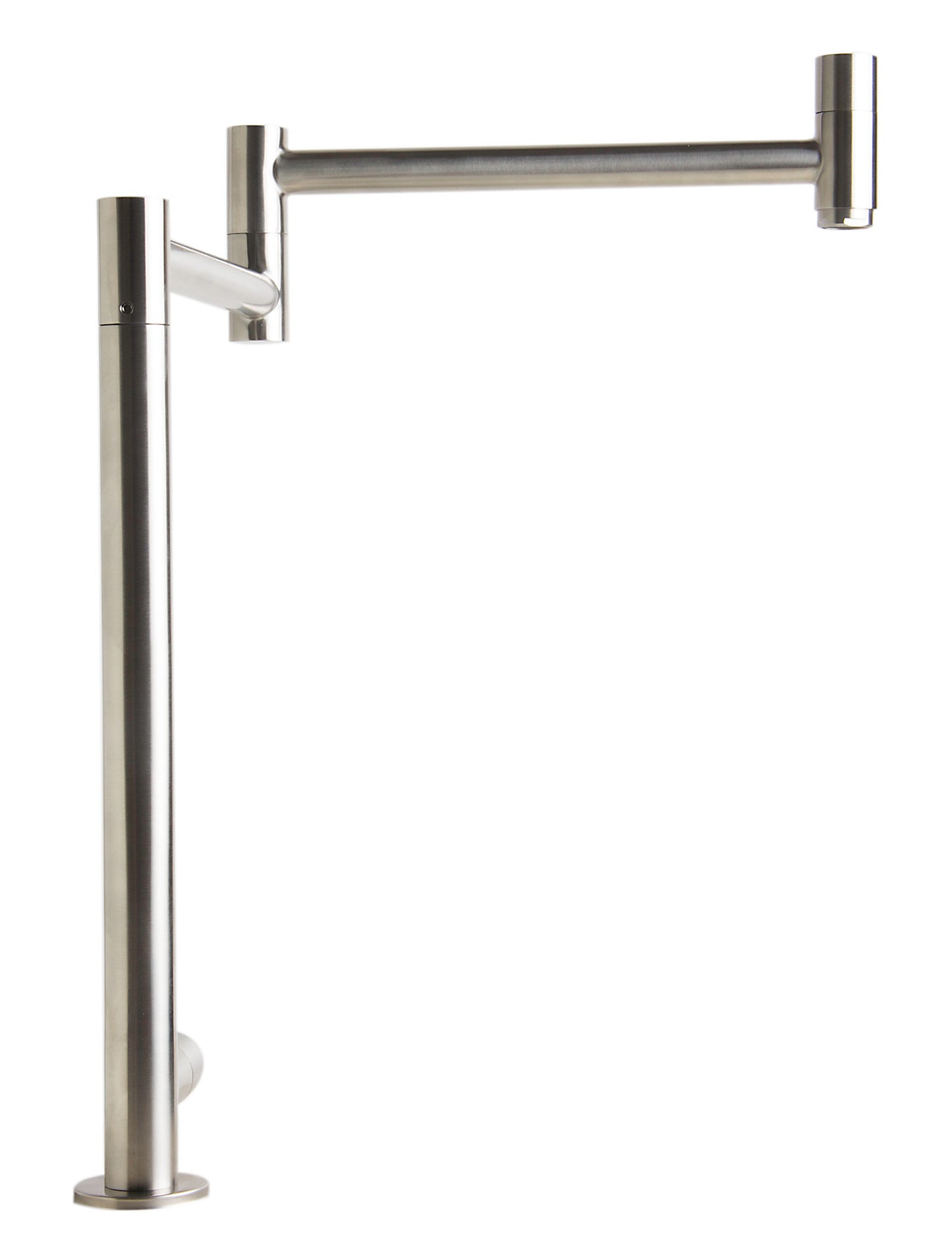 ALFI brand AB5018-BSS Brushed Stainless Steel Retractable Pot Filler Faucet