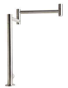 ALFI brand AB5018-BSS Brushed Stainless Steel Retractable Pot Filler Faucet