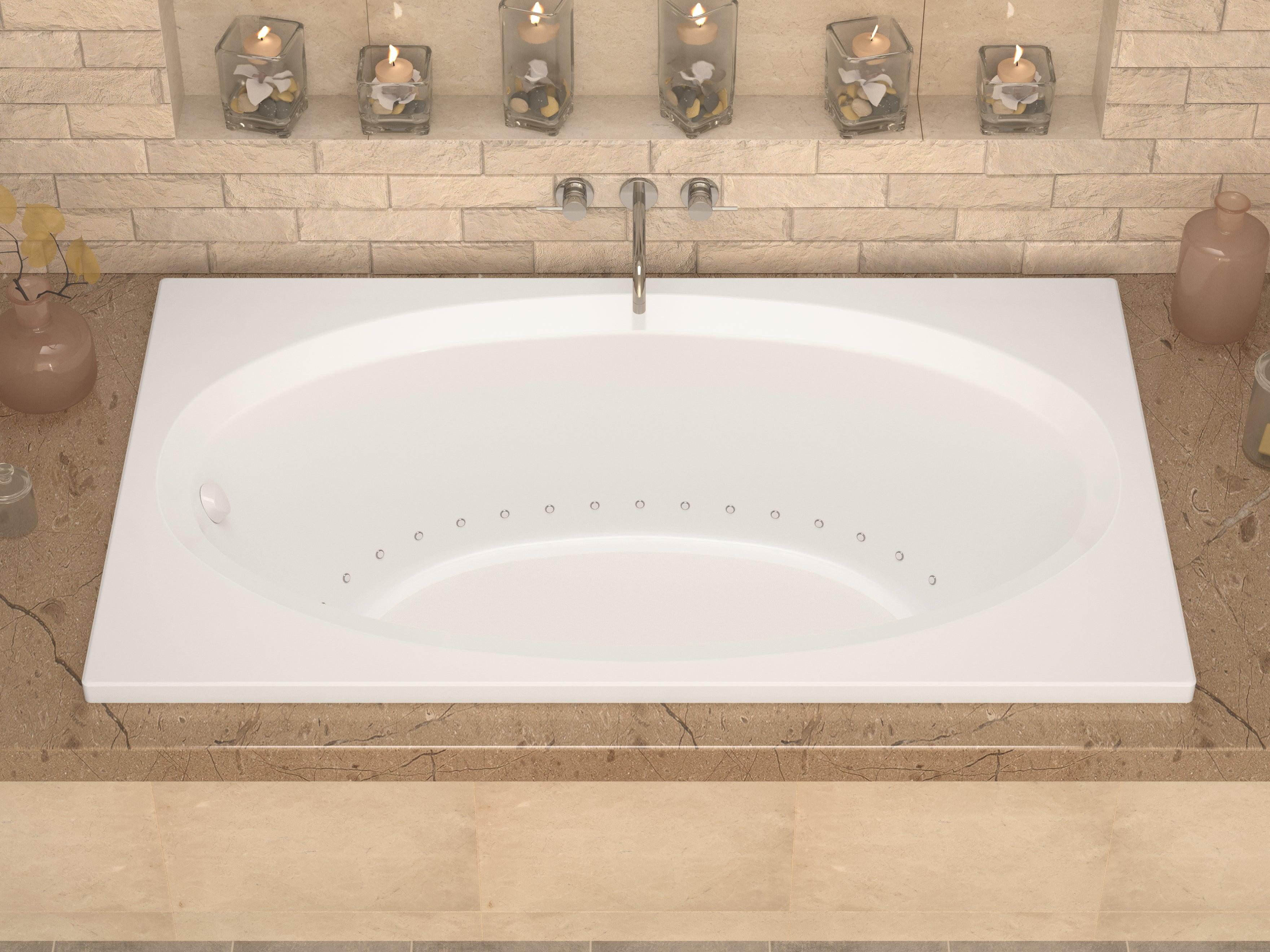 Atlantis Whirlpools Vogue 42 x 72 Rectangular Soaking Bathtub 4272VS