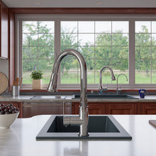 Load image into Gallery viewer, ALFI brand AB1720DI-T Titanium 17&quot; Drop-In Rectangular Granite Composite Kitchen Prep Sink