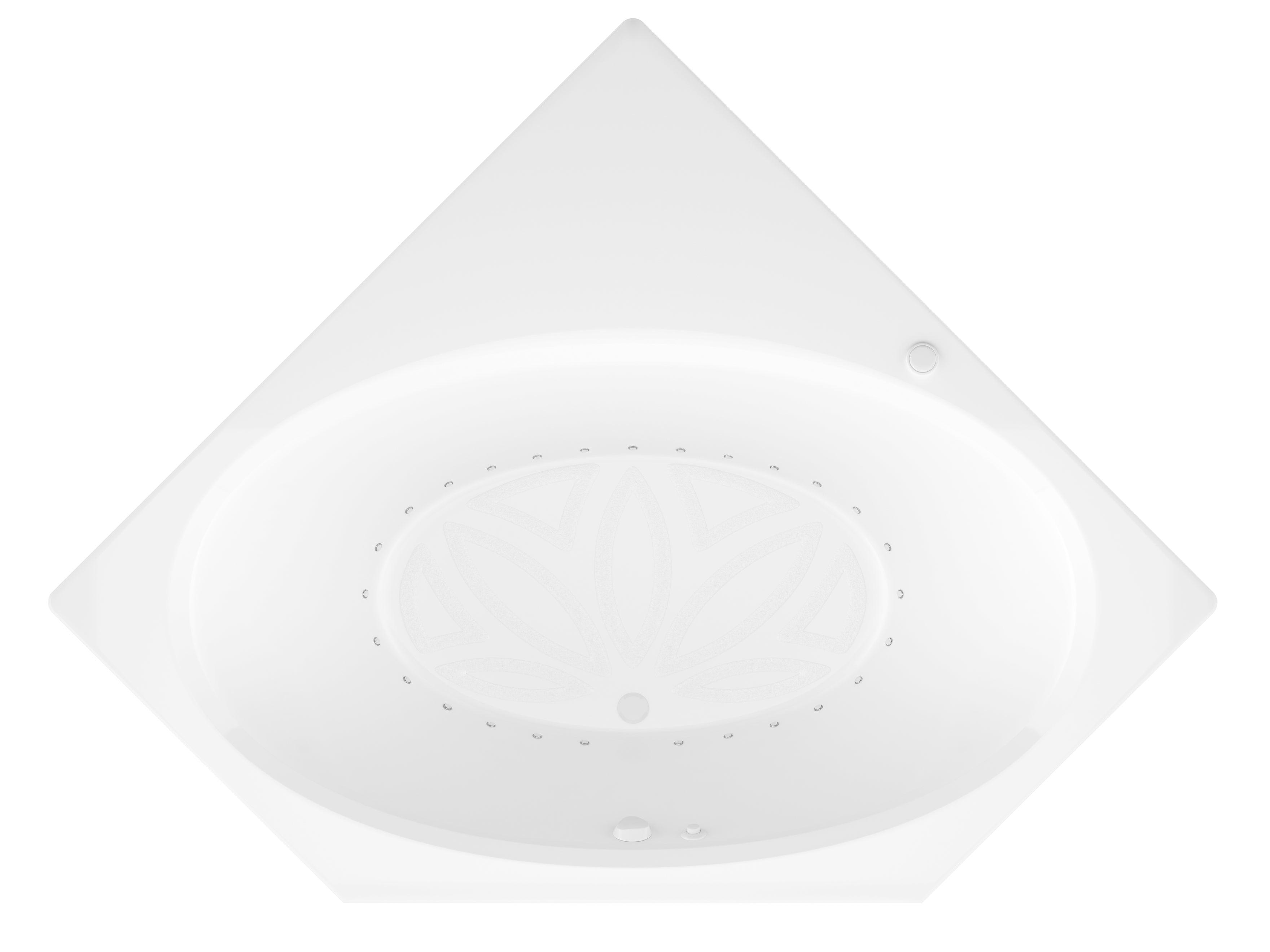 Atlantis Whirlpools Venus 60 x 60 Corner Air Jetted Bathtub