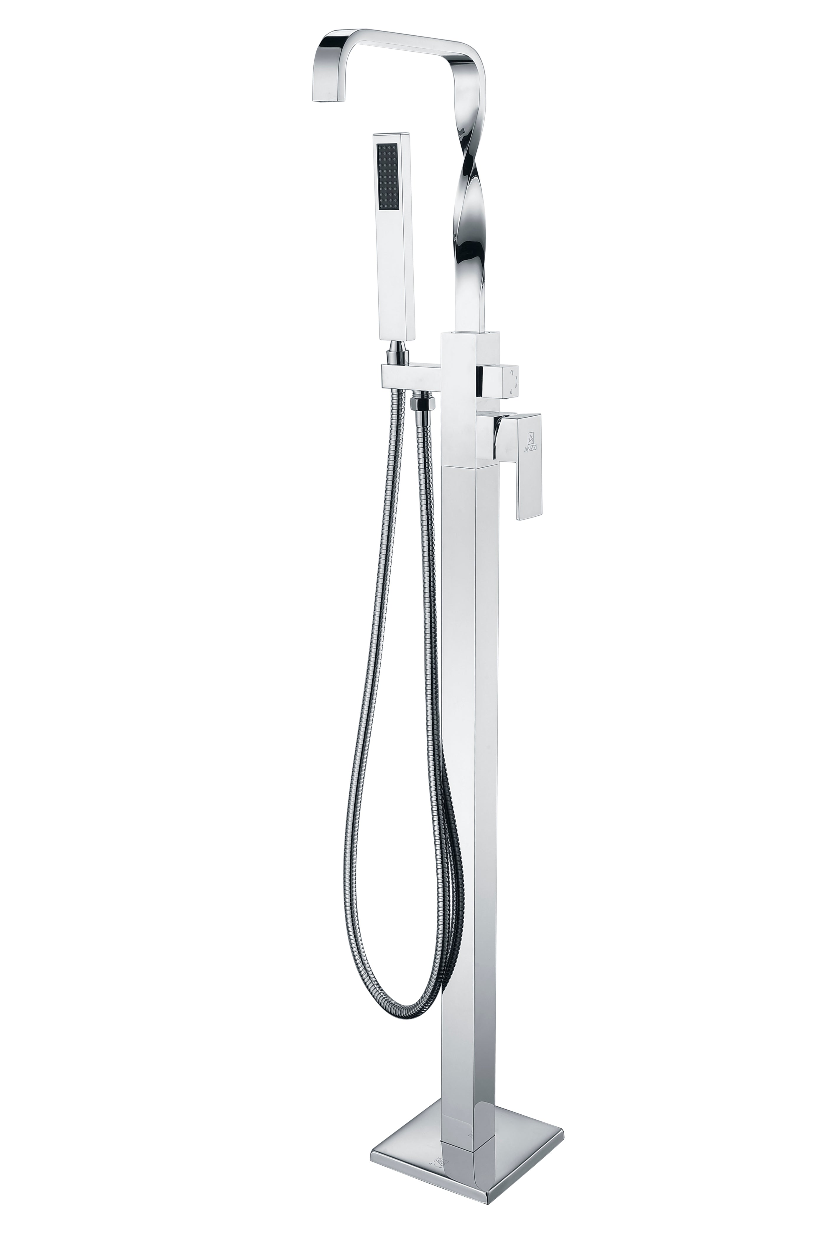 Yosemite 2-Handle Claw Foot Tub Faucet with Hand Shower