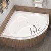 Atlantis Whirlpools Alexandria 60 x 60 Corner Whirlpool Jetted Bathtub