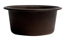 Load image into Gallery viewer, ALFI brand AB1717UM-C Chocolate 17&quot; Undermount Round Granite Composite Kitchen Prep Sink