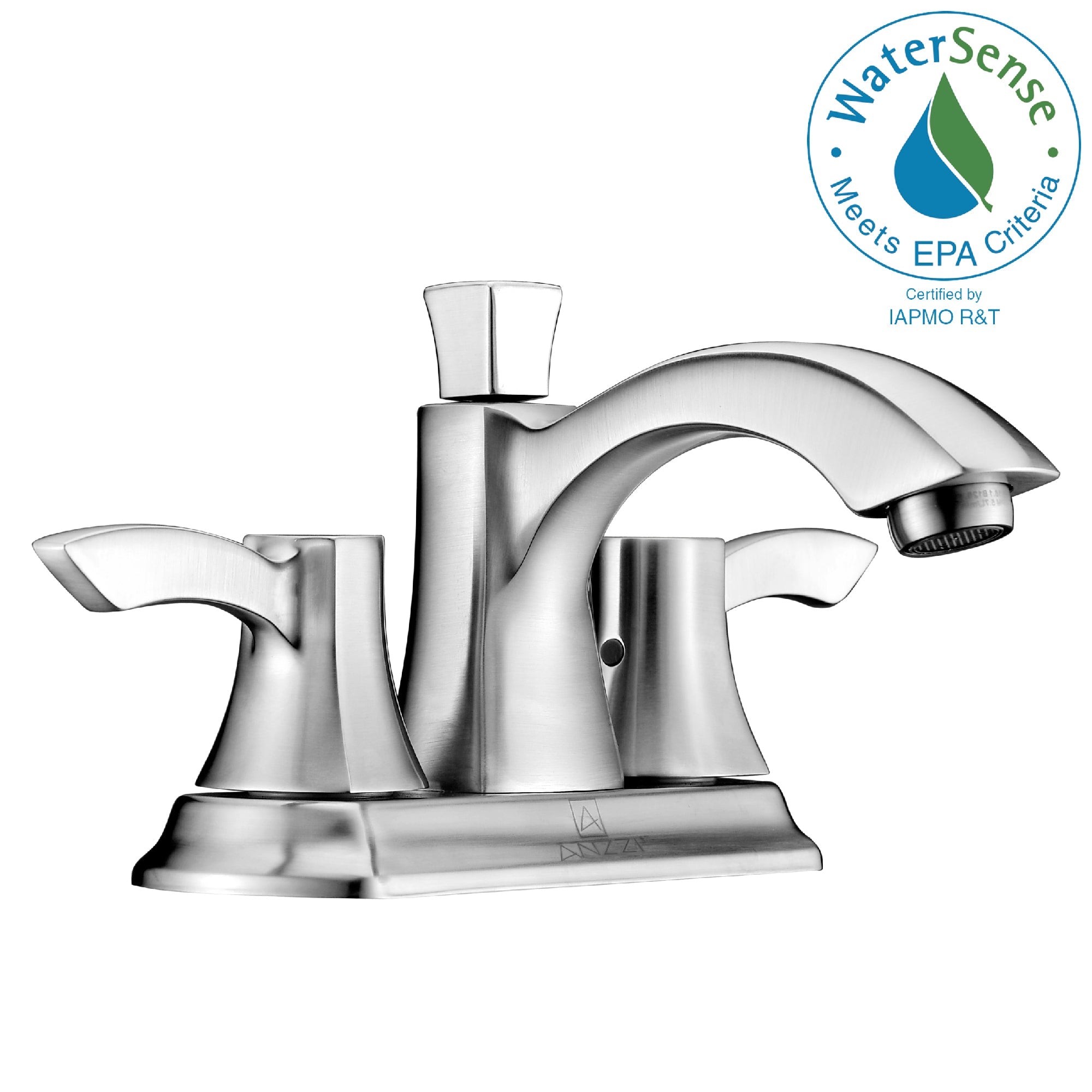 Vista Series 4 in. Centerset 2-Handle Mid-Arc Bathroom Faucet